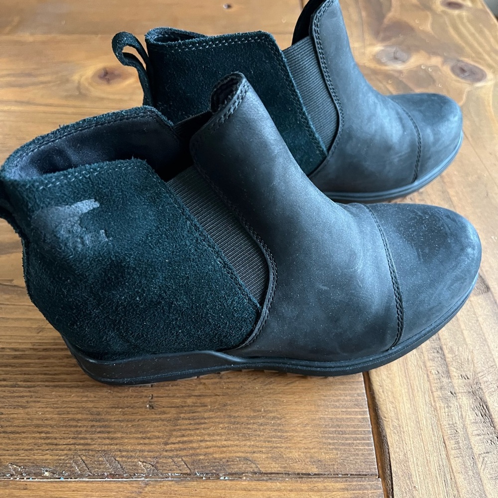 Sorel Black Ankle Boots